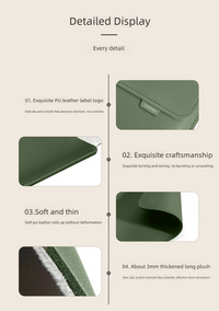 Laptop And Tablet Sleeve Case In Pu Material For 13 To 16 Inch Sizes