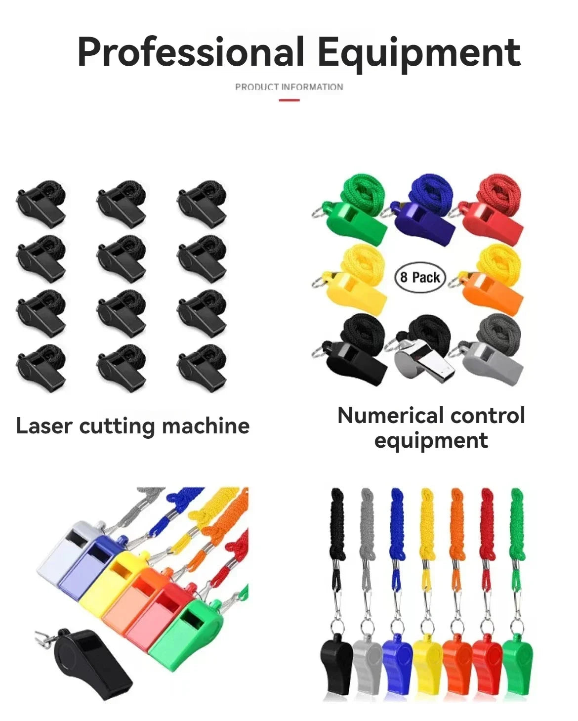 50PCS High Quality Black Whistle Referee Game Halter Whistle Outdoor Tour Hiking Whistle Suitable For Basketball Wholesale - Buy online at  Vibe In Cart.