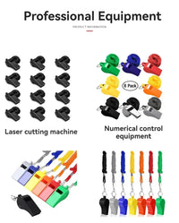 50PCS High Quality Black Whistle Referee Game Halter Whistle Outdoor Tour Hiking Whistle Suitable For Basketball Wholesale - Buy online at  Vibe In Cart.