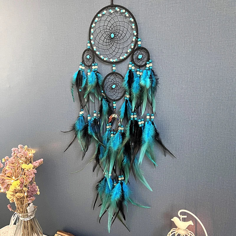 Dream Catcher Vintage Wind Chime Hanging Ornament Home Decor Indian Natural Stone Tree of Life Dream Catcher Wall Decor - Buy online at  Vibe In Cart.
