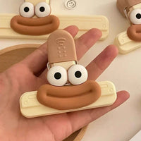 3pcs Creative Face Bag Sealing Clip Food Snack Clip Kitchen Tools Decorative Small Clip Refrigerator Plastic Food Bag Storage - Buy online at  Vibe In Cart.