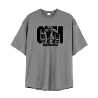 Oversized Loose Men's Casual Sport T-Shirt Gym Bodybuilding Fitness Short Sleeve Shirt Summer Mesh Quick Dry Breathable Clothing - Buy online at  Vibe In Cart.