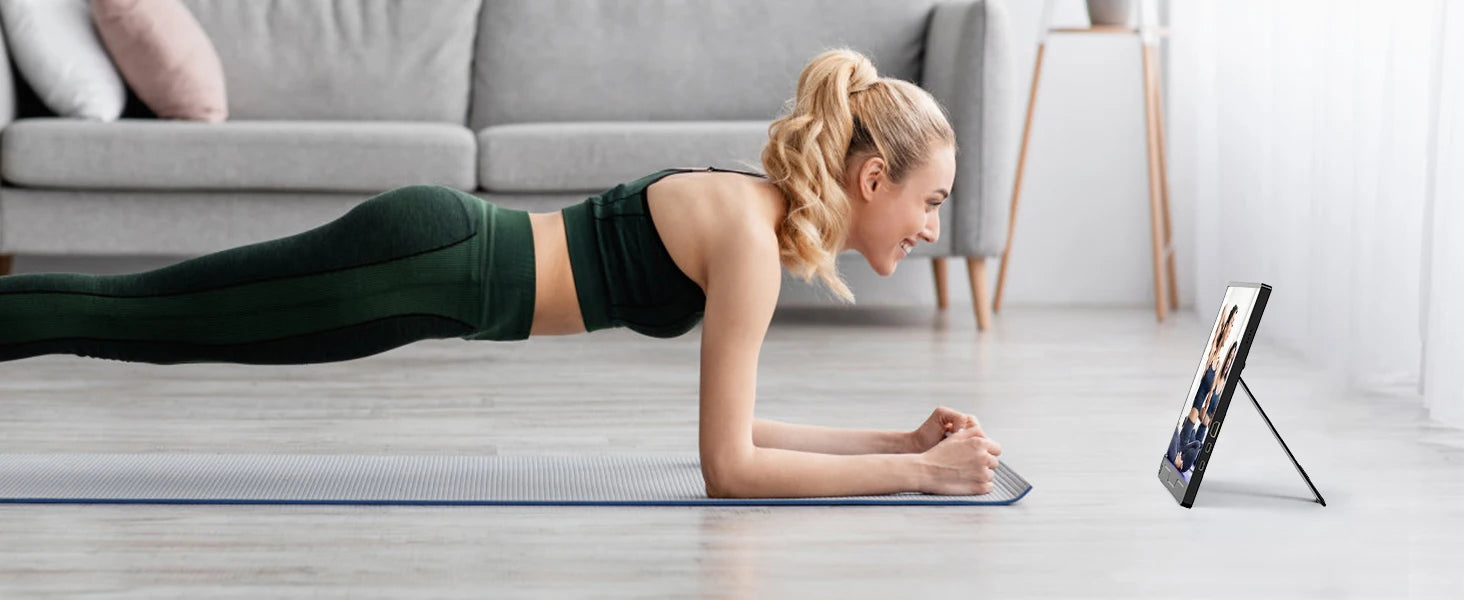 Adjustable Monitor Stand with VESA 75x75mm for 13-24 Inch Monitors