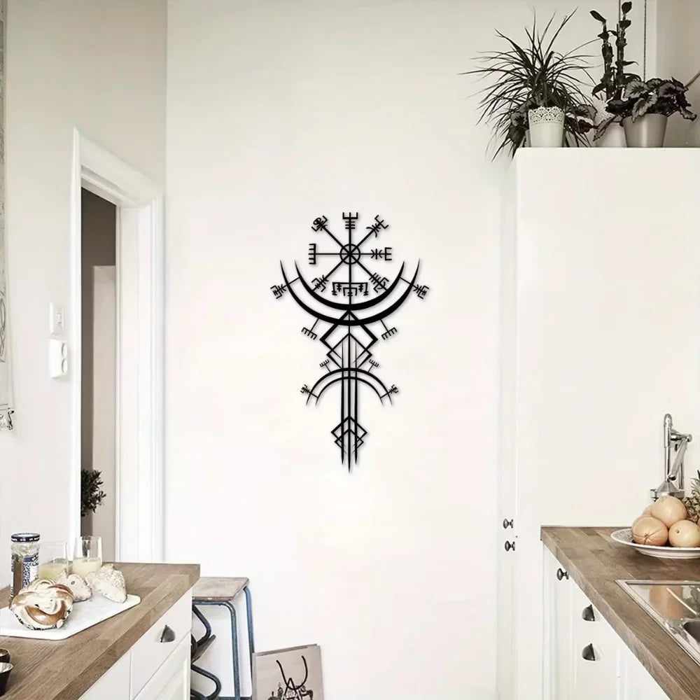 Unique Viking Rune Metal Wall Hanging Ideal For Home Decor Gift Bringing Mythological Inspiration To Your Personal Space - Buy online at  Vibe In Cart.