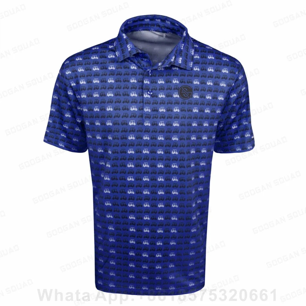 Summer Casual T-shirts Mens Short Sleeve Polo Shirts Lapel Button Work Clothing Shirts Quick Dry Tee Sports Golf T-shirt 2023 - Buy online at  Vibe In Cart.