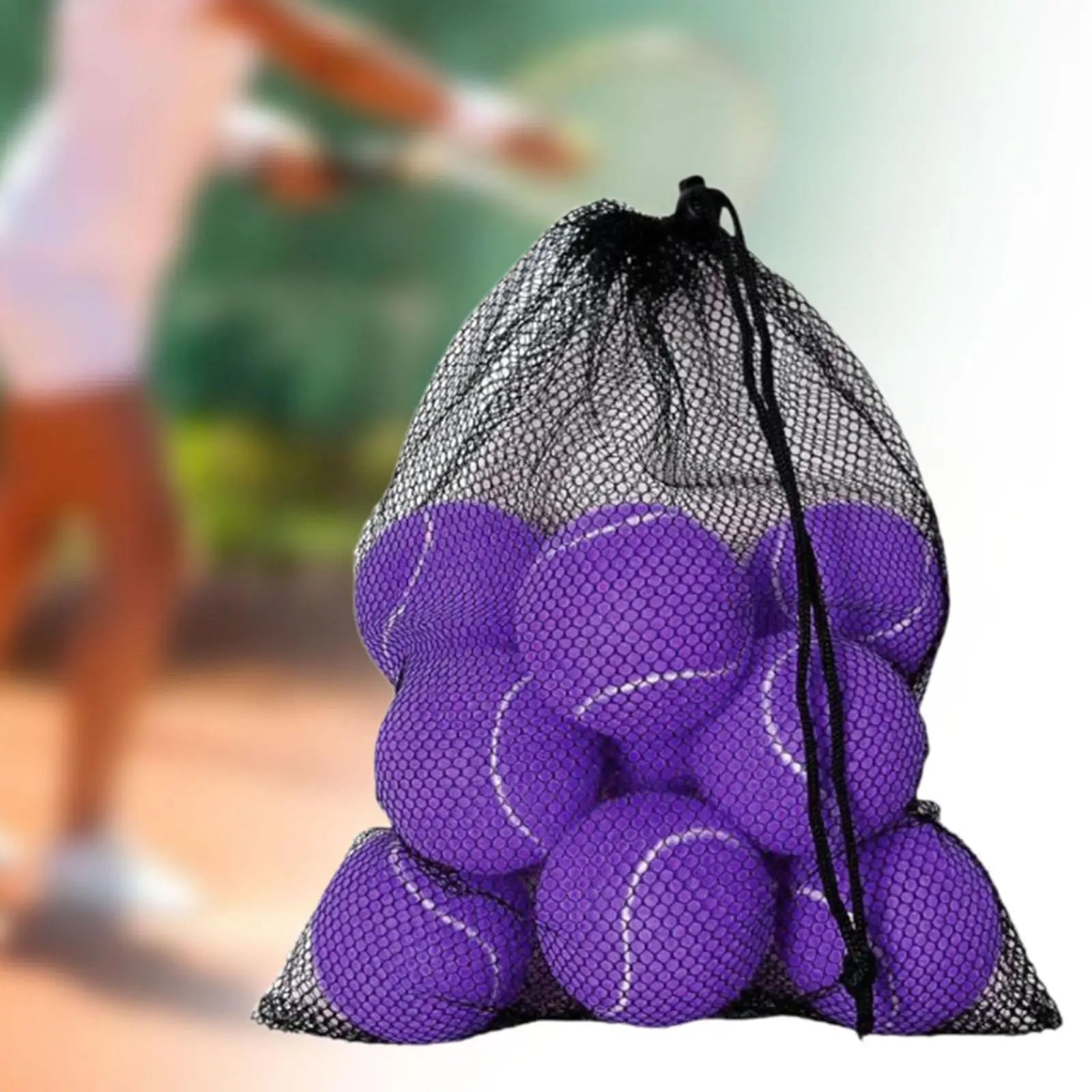 12 Pieces Tennis Balls 2.52" Diameter Workout Playing Balls for Playing with Dogs Racquet Sports Entertainment Outdoor Beginners - Buy online at  Vibe In Cart.