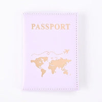 Slim Polyester Passport Cover Travel Wallet Card Case