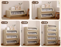 Simple shoe cabinet Household multi-functional free combination storage cabinet Shoe rack Multi-layer with door dust-proof shoe - Buy online at  Vibe In Cart.