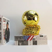 Golden Ball Football Cup Office Decoration with Electroplated Technology Football Cup Resin Gift and Birthday Gift Artefact - Buy online at  Vibe In Cart.