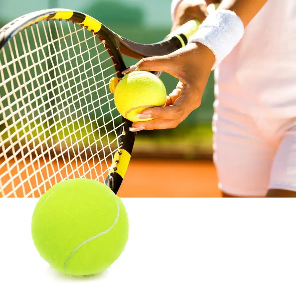 1/2/3/6/9PCS High Elasticity Training Entertainment Ball Tennis For Training Exercises Elastic Fiber Rubber Outdoor Tennis Ball - Buy online at  Vibe In Cart.