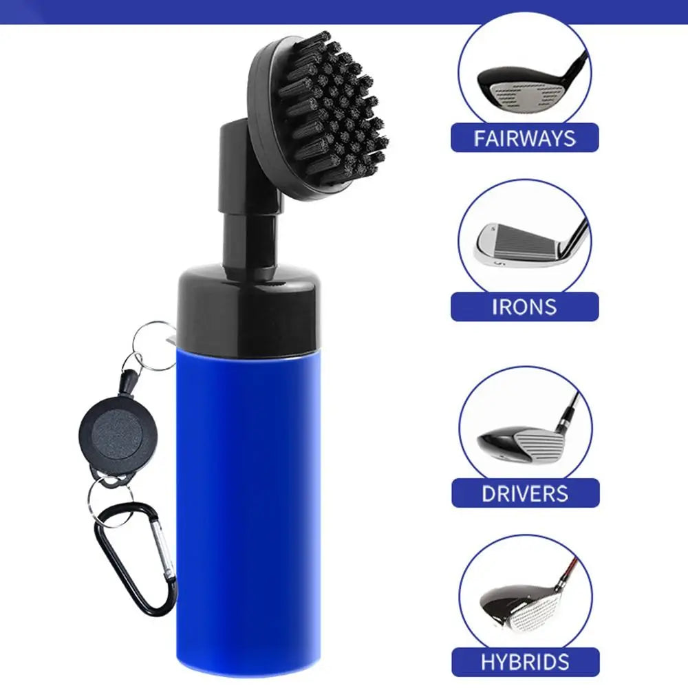 Golf Club Groove Cleaning Brush with Leakproof Water Reservoir and ABS Material