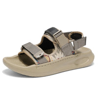 Men's Leisure Beach Gladiator Sandals with Fabric Upper