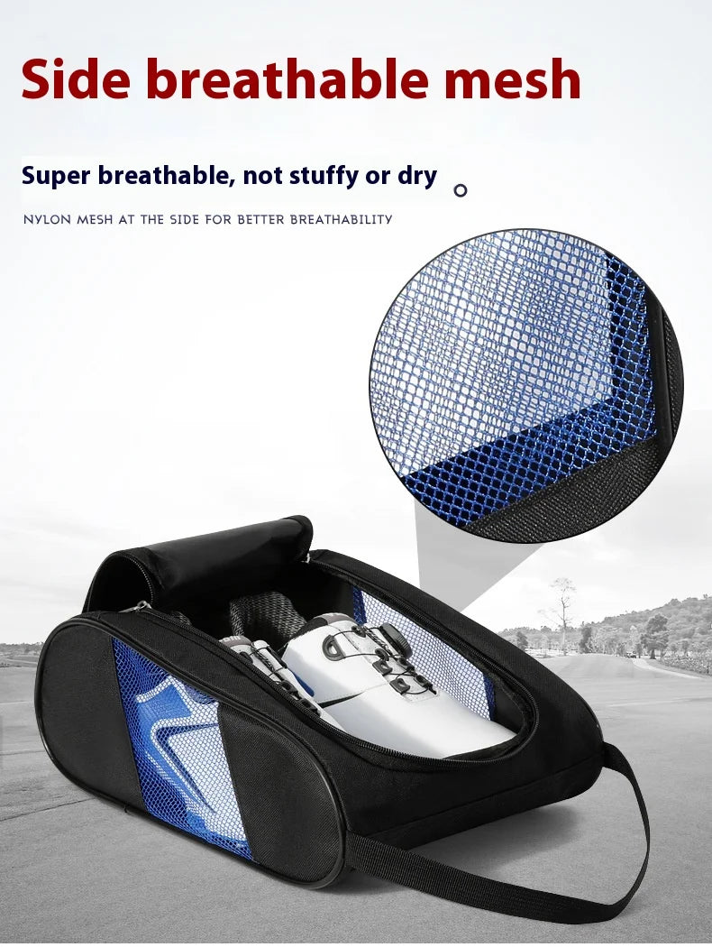 Golf Shoe Bag Made of Nylon, Available in Four Colors