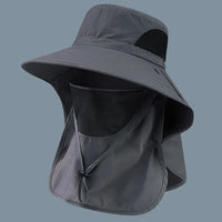 Summer Sun Hats UV Protection Outdoor Hunting Fishing Cap For Men Women Hiking Camping Visor Bucket Hat Neck Flap Fisherman Hat - Buy online at  Vibe In Cart.