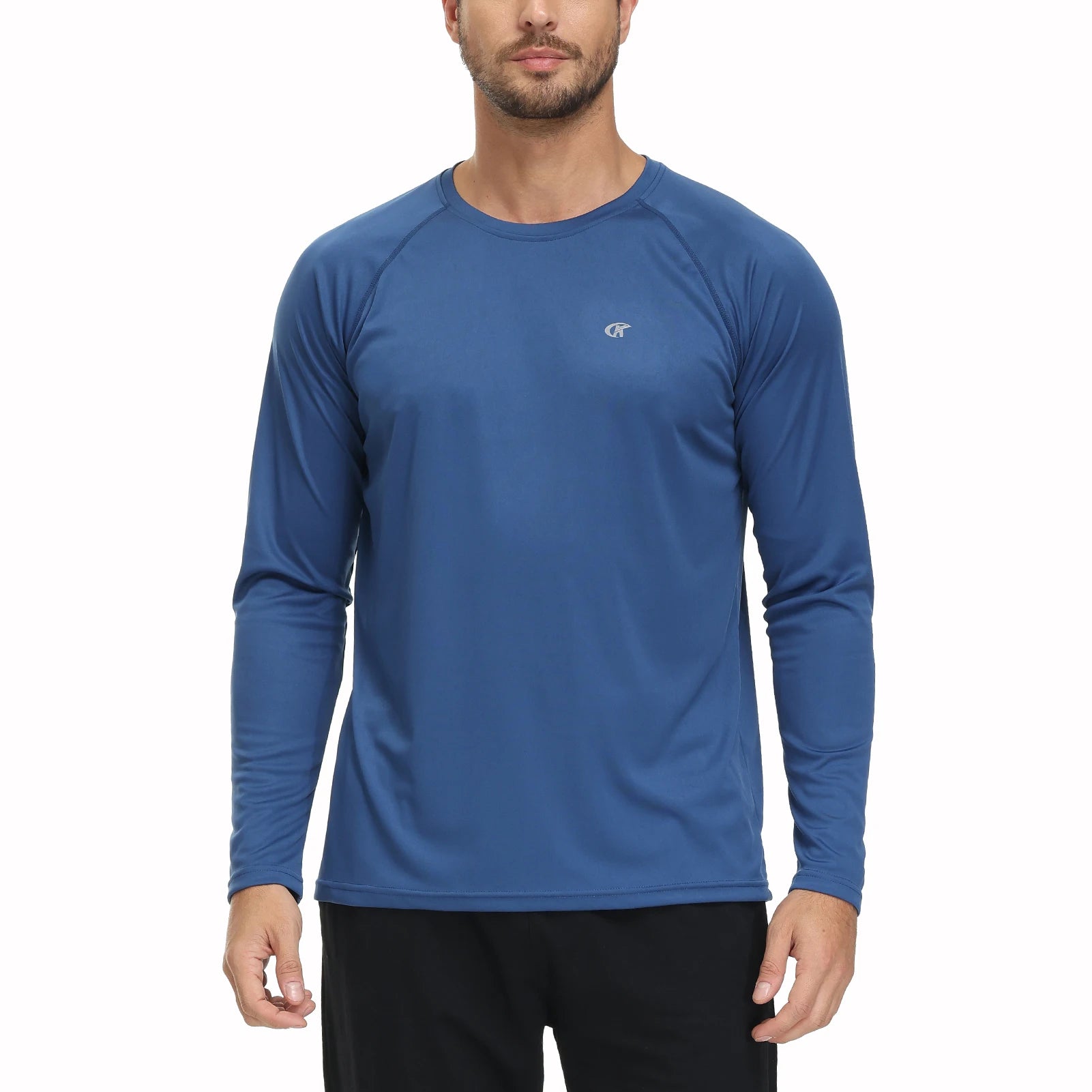 Men UPF 50+ Long Sleeve T-Shirt, Rash Guard Breathable Tops, Pullover Shirt for Sport Fishing Hiking Workout Outdoor Beach - Buy online at  Vibe In Cart.