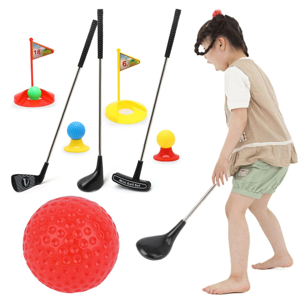Educational Plastic Golf Clubs Set for Toddlers Ages 3-6