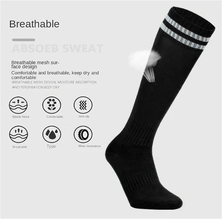 New Football Socks Knee length Cotton Socks Sweat Absorbing and Breathable Adult and Children's Sports Socks - Buy online at  Vibe In Cart.