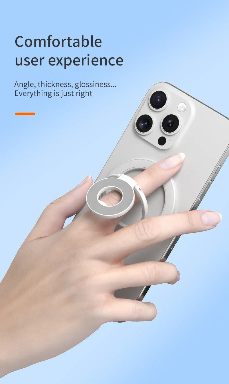 Universal Double Sided Magnetic Ring Phone Holder and Stand