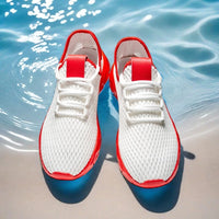 YRZL Men's White Sneakers Breathable Casual Shoes Outdoor Non-Slip Mesh Loafers Walking Lightweight Slip on Male Tennis Shoes - Buy online at  Vibe In Cart.