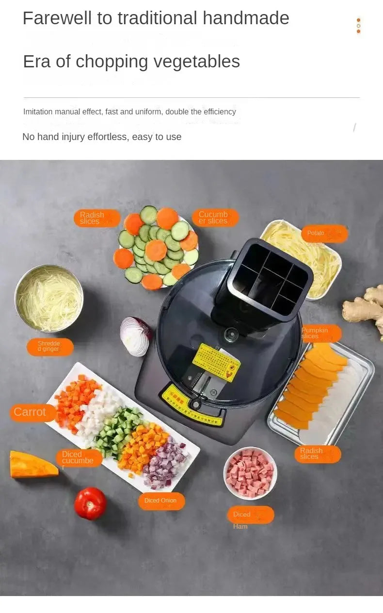 Commercial Vegetable Cutting Machine Automatic Vegetable Carrot Potato Chopper Slice Shred And Diced Quickly Cut Vegetables - Buy online at  Vibe In Cart.