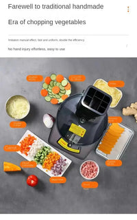 Commercial Vegetable Cutting Machine Automatic Vegetable Carrot Potato Chopper Slice Shred And Diced Quickly Cut Vegetables - Buy online at  Vibe In Cart.