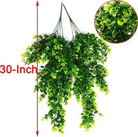 Artificial Hanging Plants 32 Inch Fake Boston Ferns Plastic Fake Plants for Wall House Wedding Garland Indoor Outdoor Decoration - Buy online at  Vibe In Cart.