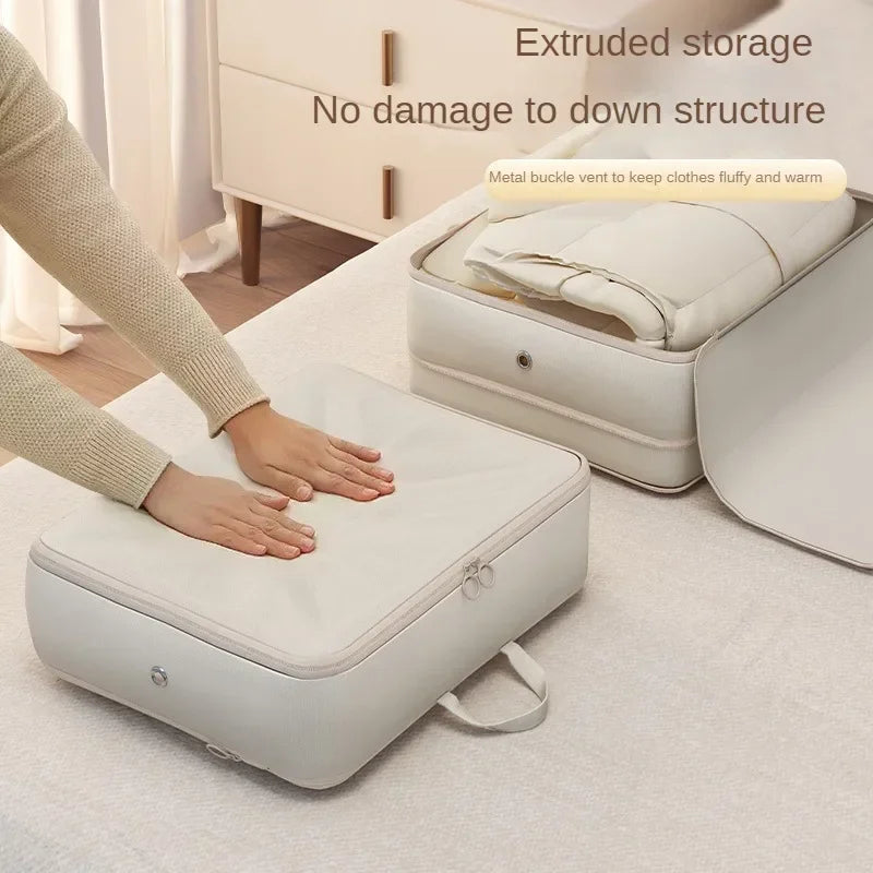 Foldable Polyester Compression Packing Bag for Clothes and Travel Storage, 1-10 Pieces