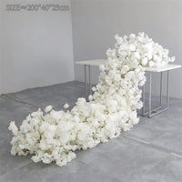 Artificial Silk Flower Row 100/200cm Table Centerpiece