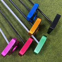 Right-Handed Golf Putter with Steel Shaft, 33-36 Inches, Black White