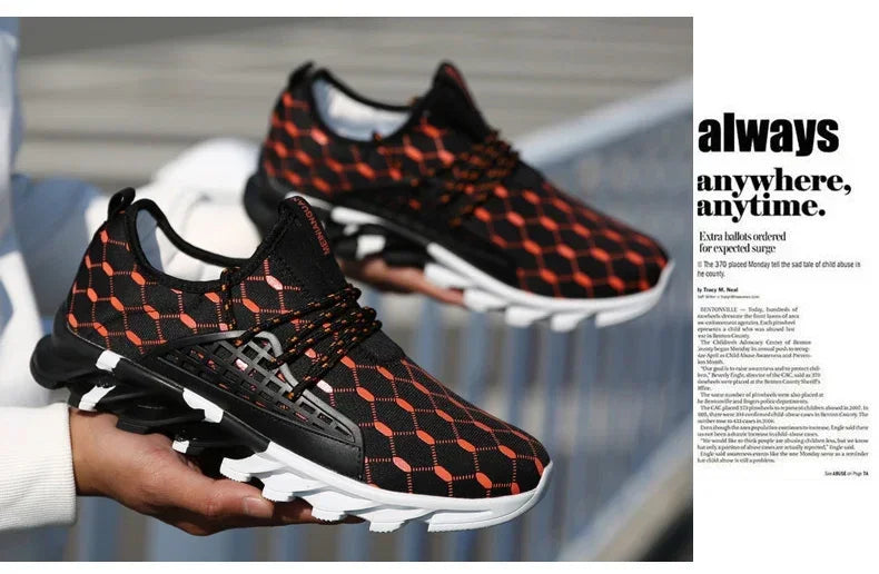 Men's Sports Shoes Breathable Casual Walking Shoes Men's Fashion Clothing Tennis Sports Shoes - Buy online at  Vibe In Cart.