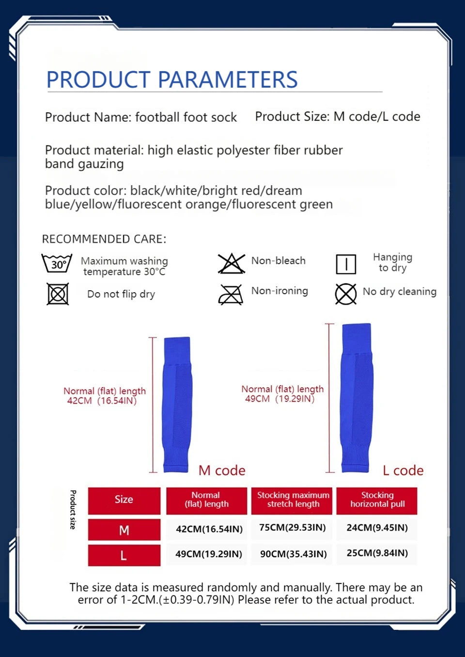 1Pair Knee Over Football Leg Guards Socks Breathable Comfort Calf Long Sock Adult Children Soccer Sports Shin Guards Leg Covers - Buy online at  Vibe In Cart.