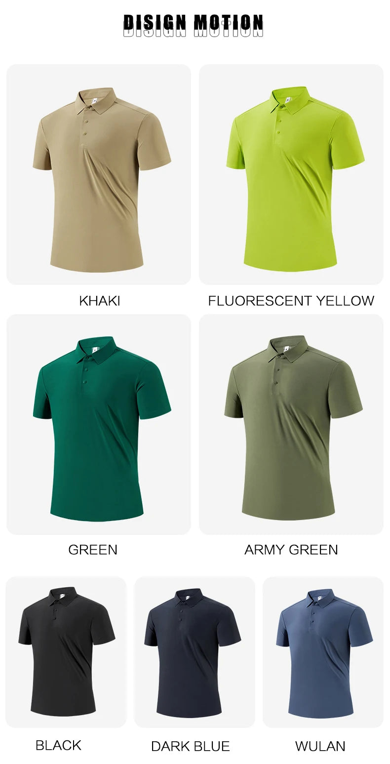 SBWL High quality gym new light fast dry elastic high quality outdoor sports golf running sports POLO shirt fashion casual shirt - Buy online at  Vibe In Cart.