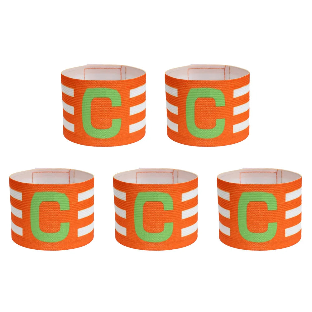 Soccer Captain Armband Adjustable for Kids and Adults 1-5 Pieces