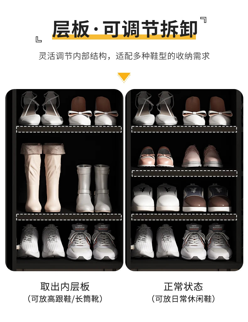 Nordic Wooden Shoe Cabinet Organizer Designer Italian Minimalist Shoe Shelf Vertical Modern Hallway Gabinete Entrance Furniture - Buy online at  Vibe In Cart.