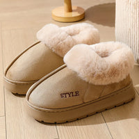 Women's Ankle Snow Boots Non-Slip Slip-On Winter Warm