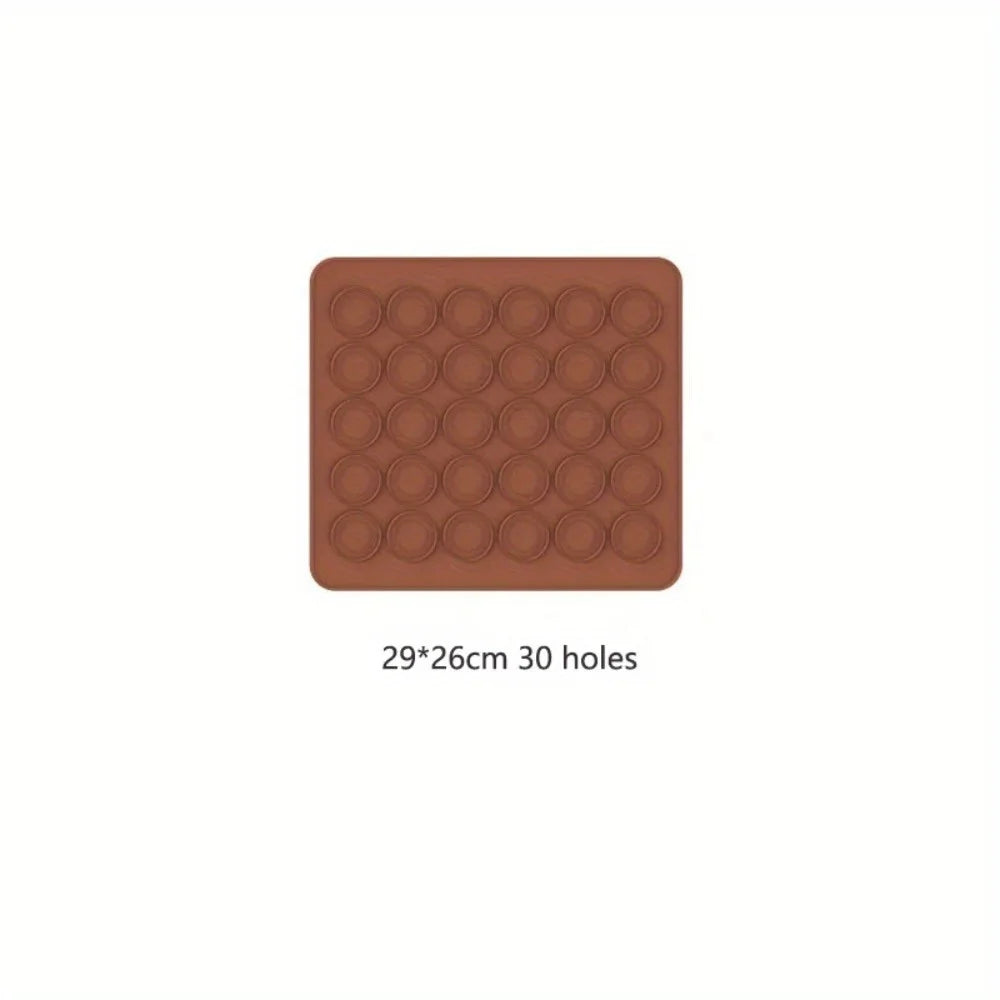 Holes Non-Stick Silicone Macaron Macaroon Pastry Oven Baking Mould Sheet Mat Diy Mold Useful Tools DIY Cake Bakeware Mold - Buy online at  Vibe In Cart.