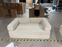Italian Compressed Sofa Minimalist Retro Corduroy Sofa Bed Lounge Modular Couch Foldable Washable Customizable for Living Room - Buy online at  Vibe In Cart.