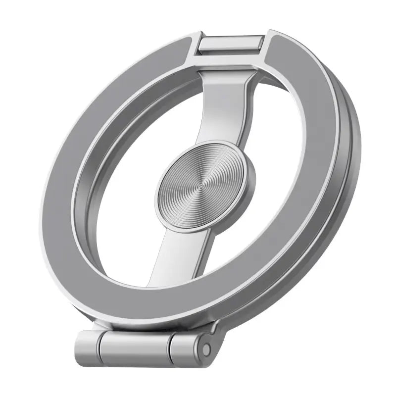 Universal Double Sided Magnetic Phone Ring Holder with Folding Stand