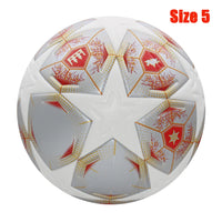 Soccer Ball Seamless PU Material Sizes 4 and 5