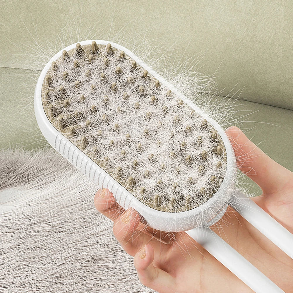 Cat Steam Brush Steamy Dog Brush 3 in 1 Electric Spray Cat Hair Brushes USB Rechargeable Dog Grooming Massage Comb for Pet Hairs - Buy online at  Vibe In Cart.