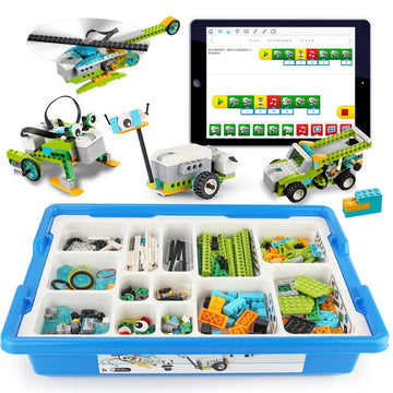 Educational Programmable Robot Building Blocks Set, 280 Pieces, 43x31x9cm