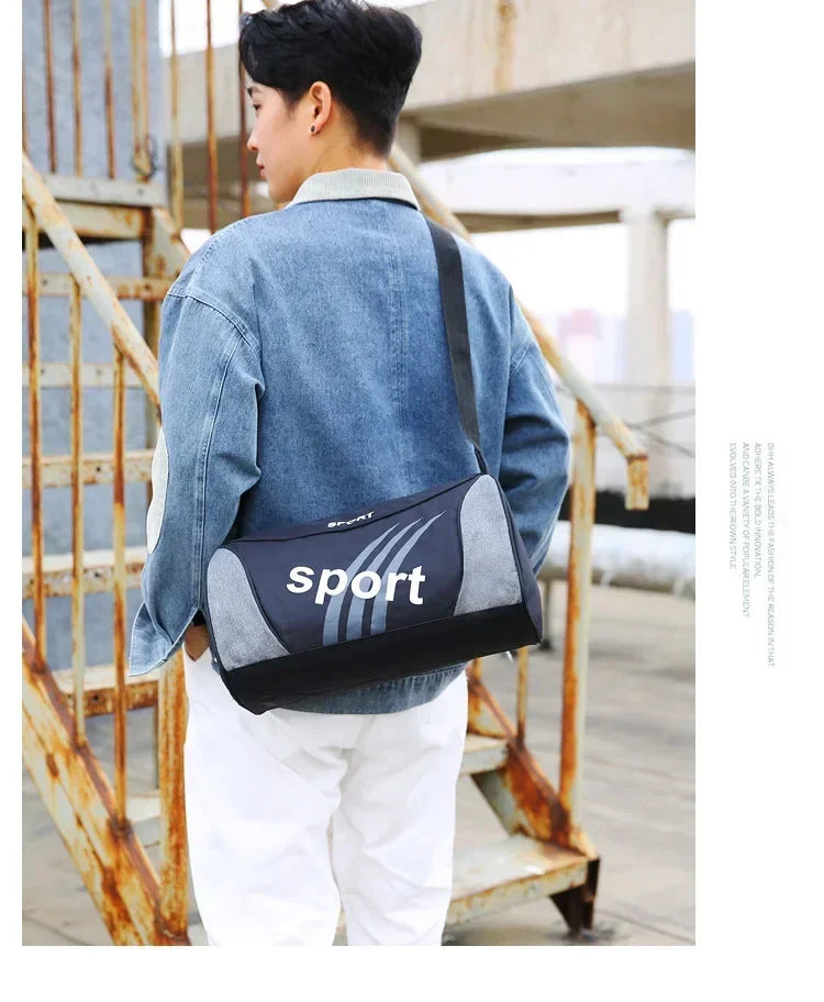 Women's & Men's Gym Bag Unisex Outdoor Crossbody Shoulder Backpack Personalized Duffel Overnight Travel Yoga Sports Bag - Buy online at  Vibe In Cart.