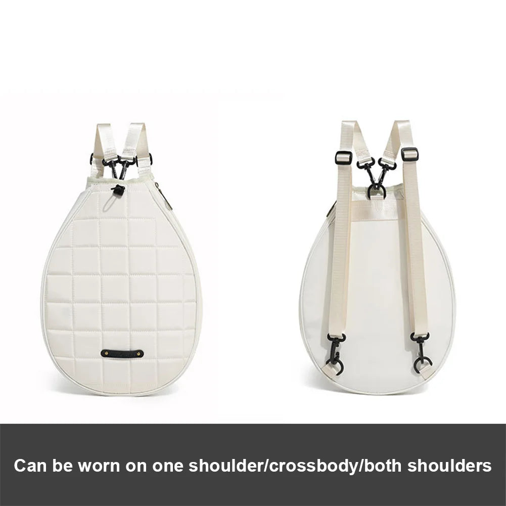 Tennis Racket Carrying Bag Waterproof Portable Badminton Racquet Bag Zipper Closure Tennis Racquet Crossbody Bag for Women Men - Buy online at  Vibe In Cart.