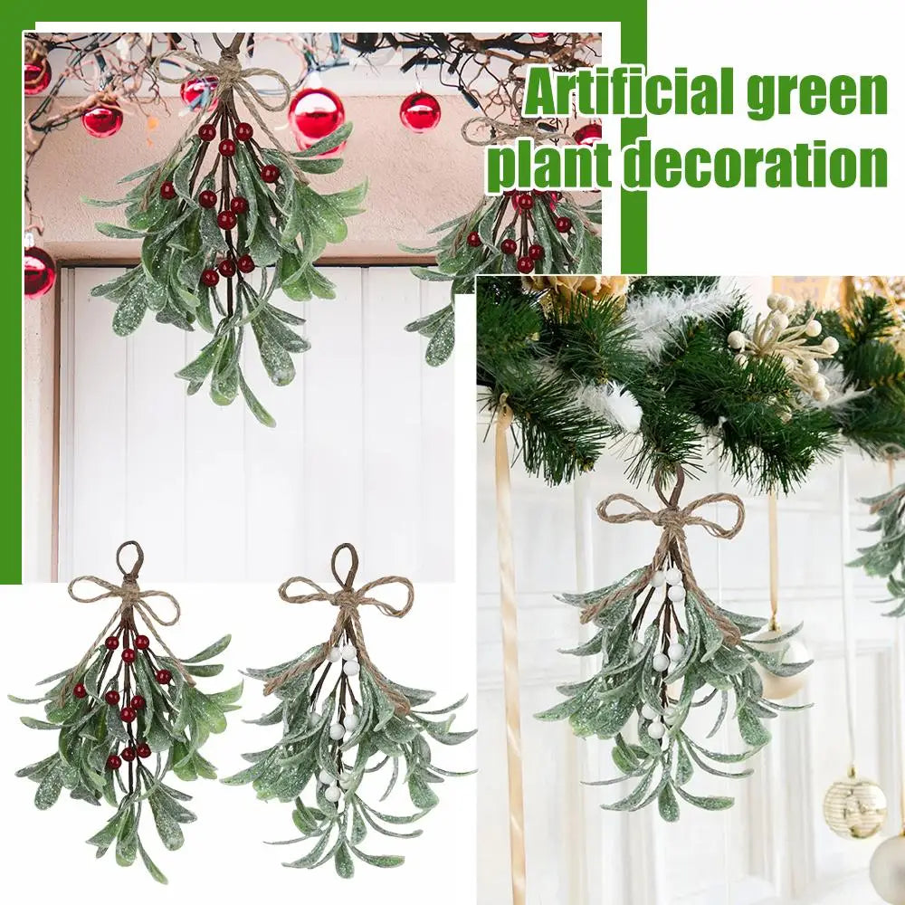 Christmas Pendant Artificial Mistletoe Winter Household Decoration Plant Party Garden Arrangement Artificial Plants Ornament ﻿ - Buy online at  Vibe In Cart.