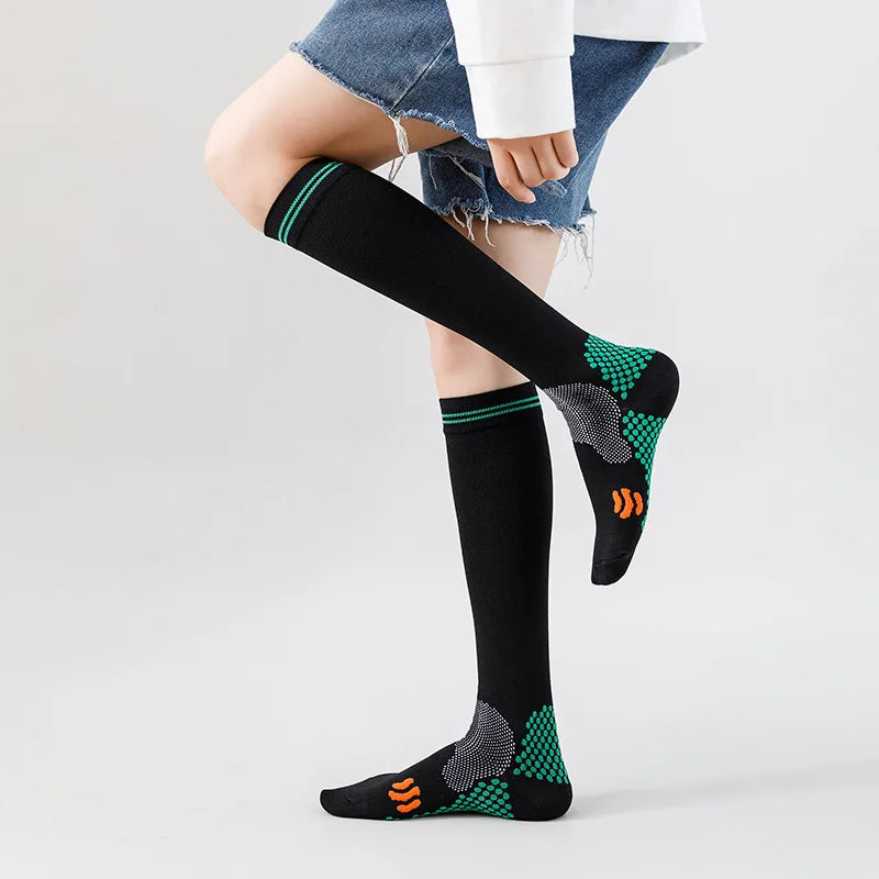 New Compression Socks 20-30mmhg High Stockings Men Women Sports Socks For Marathon Cycling Football Varicose Veins EU36-50 Meias - Buy online at  Vibe In Cart.