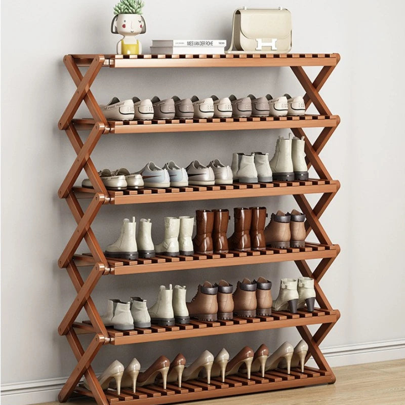 Free installation at home doorstep, simple multi-level rental house, shoe cabinet, dormitory storage, folding shoe rack - Buy online at  Vibe In Cart.