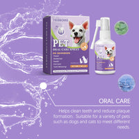 Pet Oral Cleaning Spray 50ml Dogs Cats Teeth Clean Deodorant Prevent Calculus Remove Kitten Bad Breath Mouth Fresh Pet Supplies - Buy online at  Vibe In Cart.