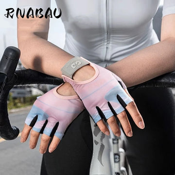 RNABAU Women Cycling Bicycle Gloves Half Finger Gym Gloves Men Mitten Breathable Anti-slip Glove Fitness Sport Training Gloves - Buy online at  Vibe In Cart.