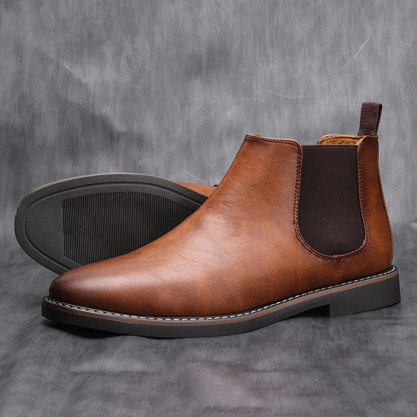 40~46 Men Chelsea Boots Brand Retro Comfortable Fashion Men Boots - Buy online at  Vibe In Cart.