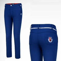 Women's Full Length Waterproof Golf Pants with High Elasticity and Warm Fleece